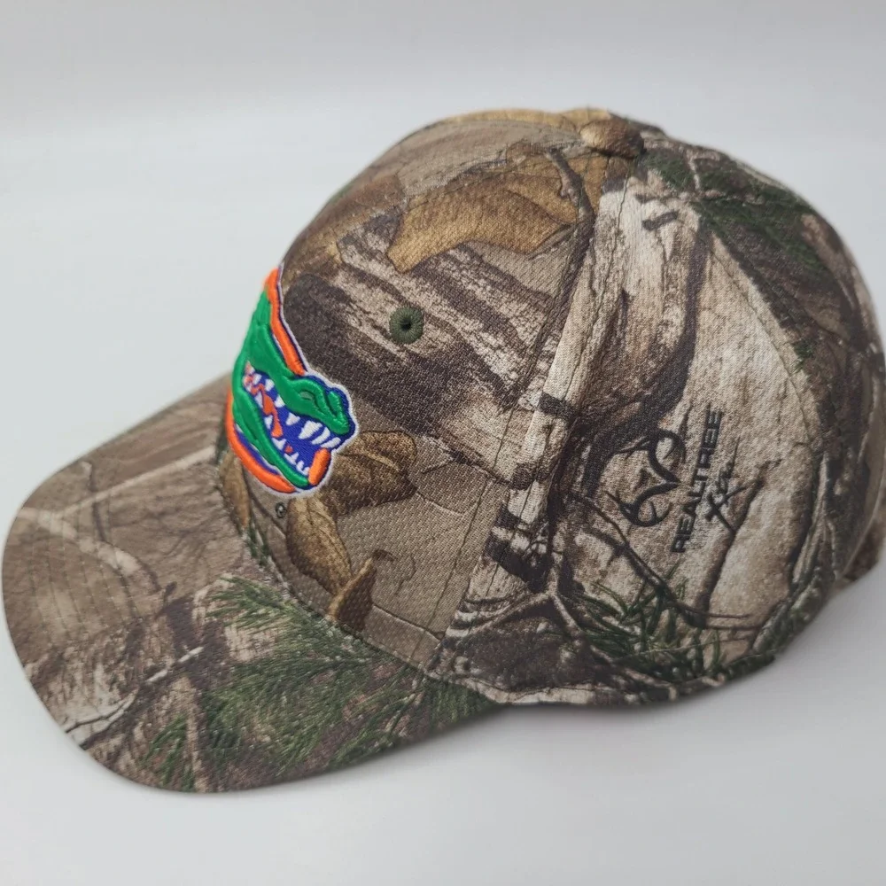 Florida Gators Hat Fitted (Seems M-L) Top of the World Camo Brown Green NCAA Men